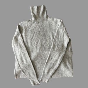 Everlane Gray TurtleNeck Oversized Sweater